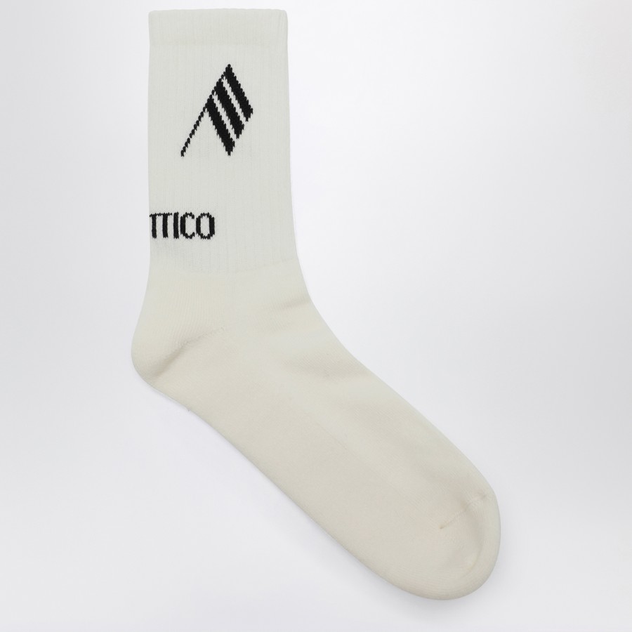 タイツ・ソックス The Attico Socks milk/black with logo The Attico Socks milk/black with logo | TheDoubleF