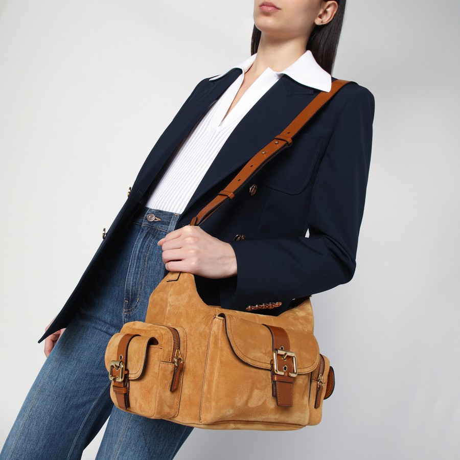 【関税&送料込】Chloe Tan Coloured Suede Leather Camera Bag Chloé Tan coloured suede leather Camera bag | TheDoubleF