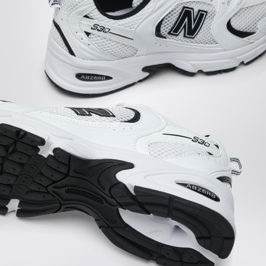 New Balance 530 white/black low sneaker | TheDoubleF
