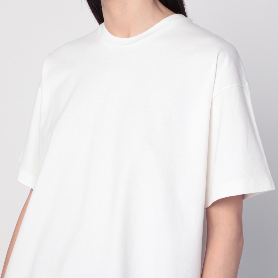 The Row Oversized Lavinia T-shirt in white cotton | TheDoubleF