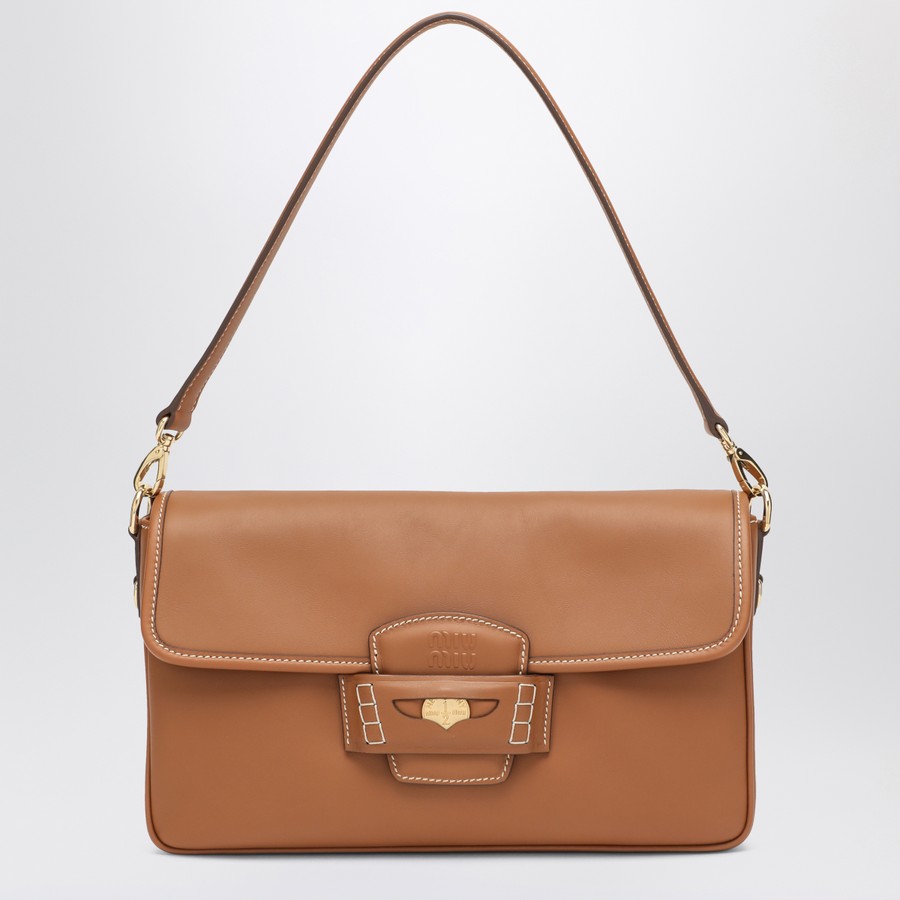 【関税&送料込】Miu Miu Penny Shoulder Bag In Smooth Leather Miu Miu Penny Leather Shoulder Bag () IFCHIC.COM