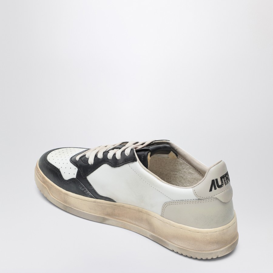 スニーカー Autry Medalist Low Super Vintage Sneakers White Black Beige AUTRY Medalist Low Super Vintage sneakers white/black/beige