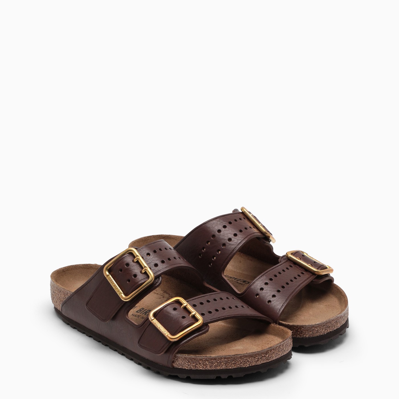 Birkenstock Brown Arizona Bold Gap slipper TheDoubleF