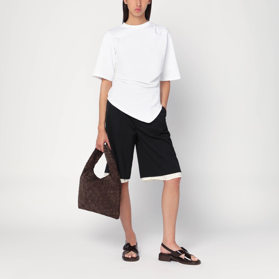ショートパンツ Rohe Black double-layer Bermuda shorts Róhe Black double-layer Bermuda shorts | TheDoubleF