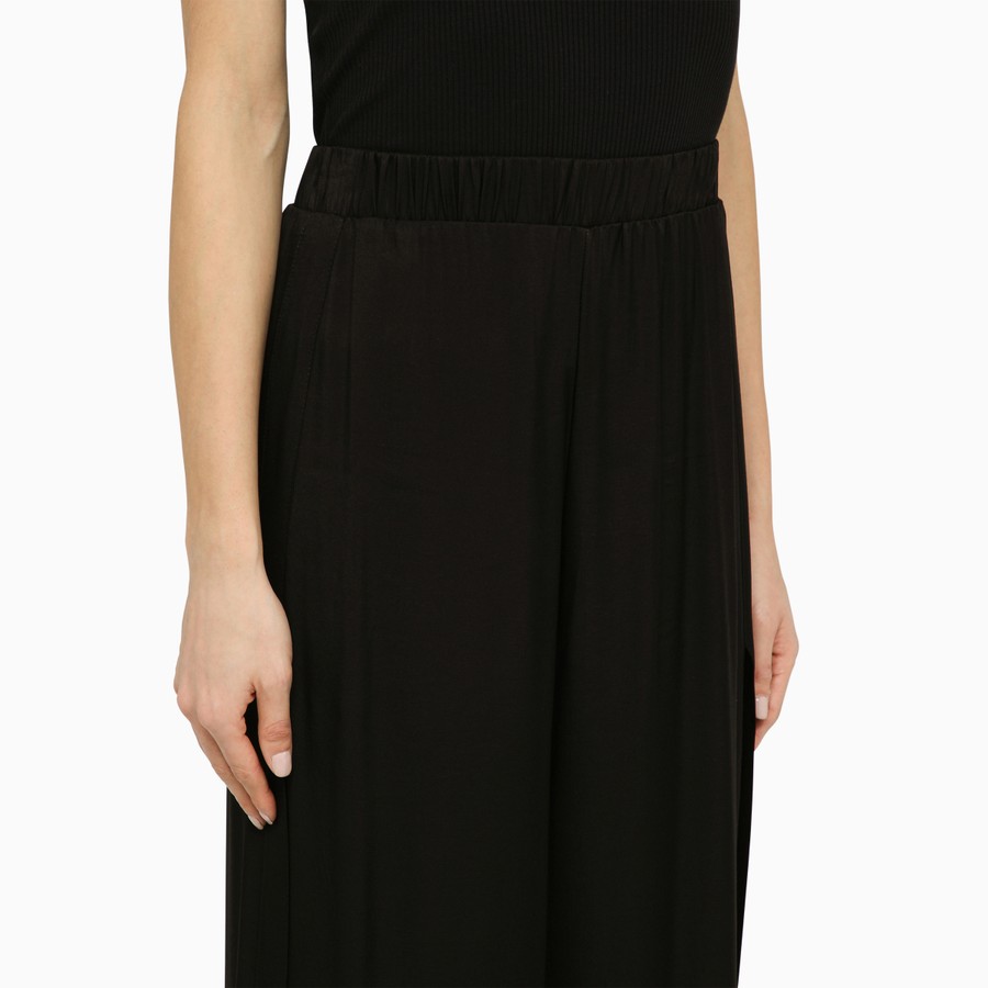 ボトムスその他 Federica Tosi Black viscose palazzo trousers Federica Tosi Black viscose palazzo trousers | TheDoubleF