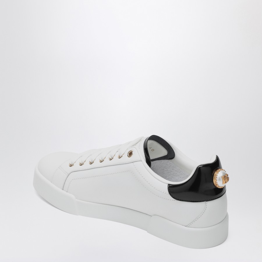 スニーカー Dolce & Gabbana 'Portofino' sneakers (CK2329AH506 89662) Dolce&Gabbana White/gold leather Portofino sneakers | TheDoubleF