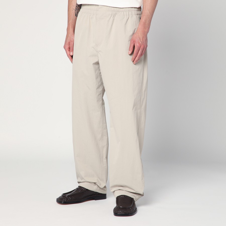 Bottega Veneta Beige technical nylon pants | TheDoubleF