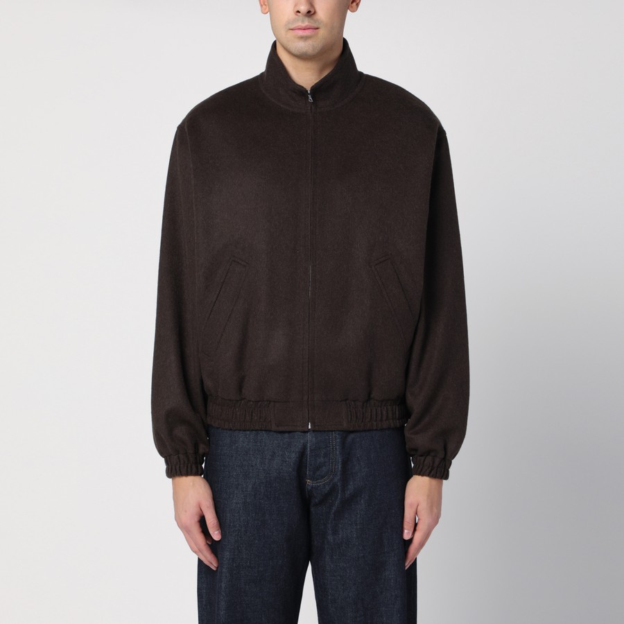 AURALEE TERRY LINED LIGHT NYLON BLOUSON