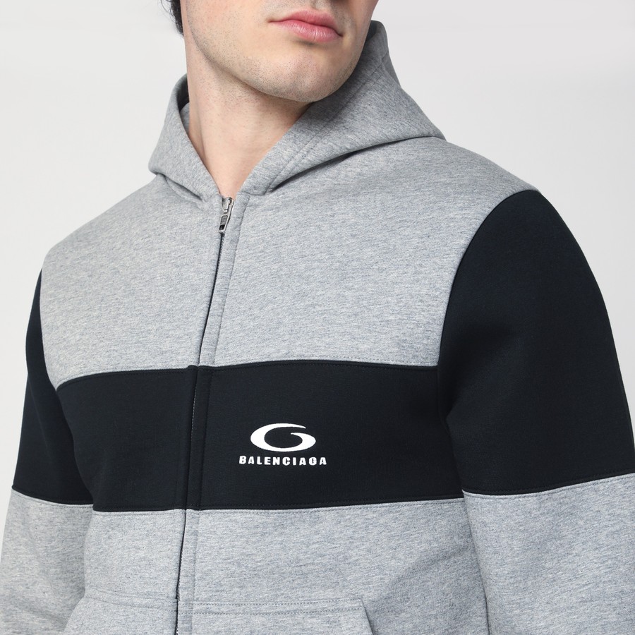 Balenciaga Gray/Black Loop Sports Icon Sweatshirt | TheDoubleF