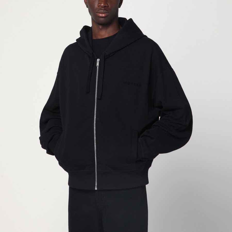 パーカー・フーディ Alexander Mcqueen Black Cotton Hoodie Alexander McQueen Black cotton hoodie | TheDoubleF