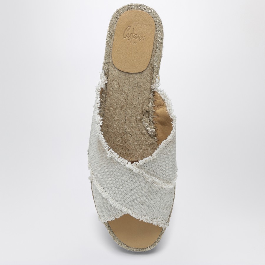 パンプス CASTANER WHITE PALMERA SLIP-ON Castañer White Palmera slip-on | TheDoubleF