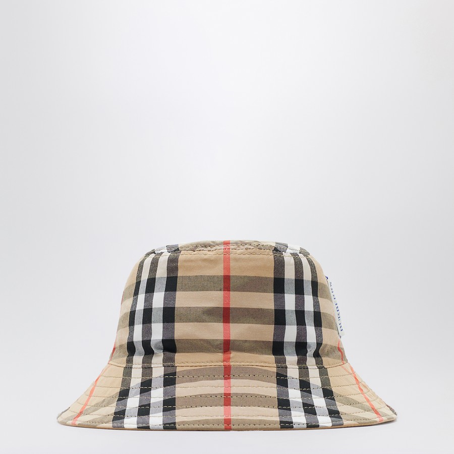 Burberry Accessories Burberry Hat For Baby Check Cotton Baseball