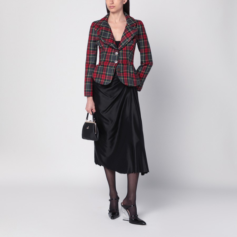 Vivienne Westwood Drunken jacket with tartan wool pattern