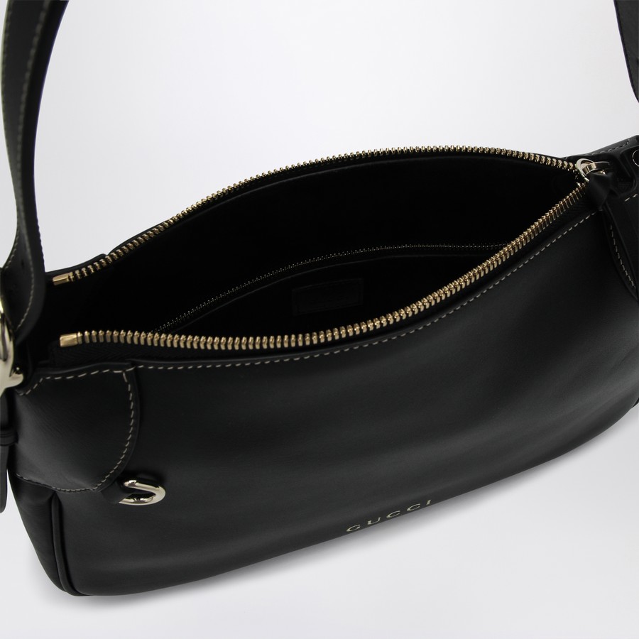 トートバッグ GUCCI Women Shoulder Bags 815216AAEC2 1000 BLACK GUCCI GG Emblem medium black shoulder bag | TheDoubleF