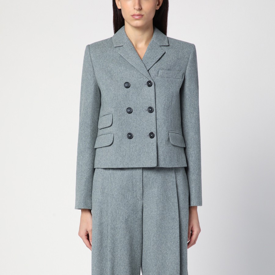 ジャケット THE GARMENT Mille grey double-breasted jacket the garment Mille grey double-breasted jacket | TheDoubleF