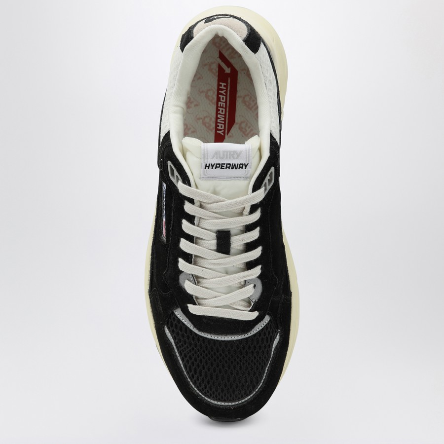 AUTRY Hyperway sneakers in black mesh and velvet | TheDoubleF