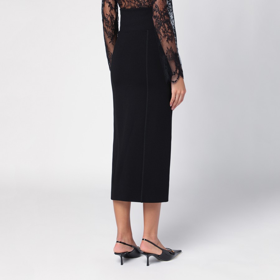 スカート ERIKA CAVALLINI FW25 KNIT MIDI SKIRT (Y5WC88 Y690) Knit Pencil Skirt for Women ERIKA CAVALLINI - Take Online