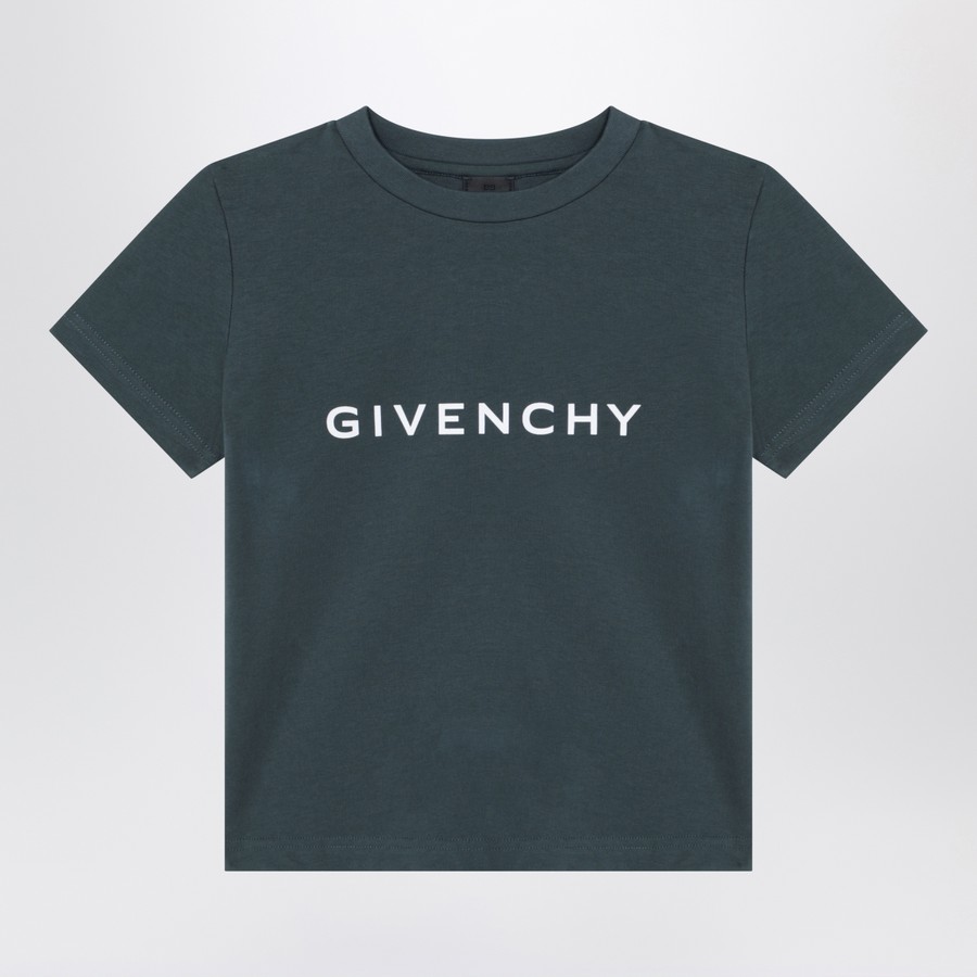 Givenchy Dark green T-shirt with logo | TheDoubleF