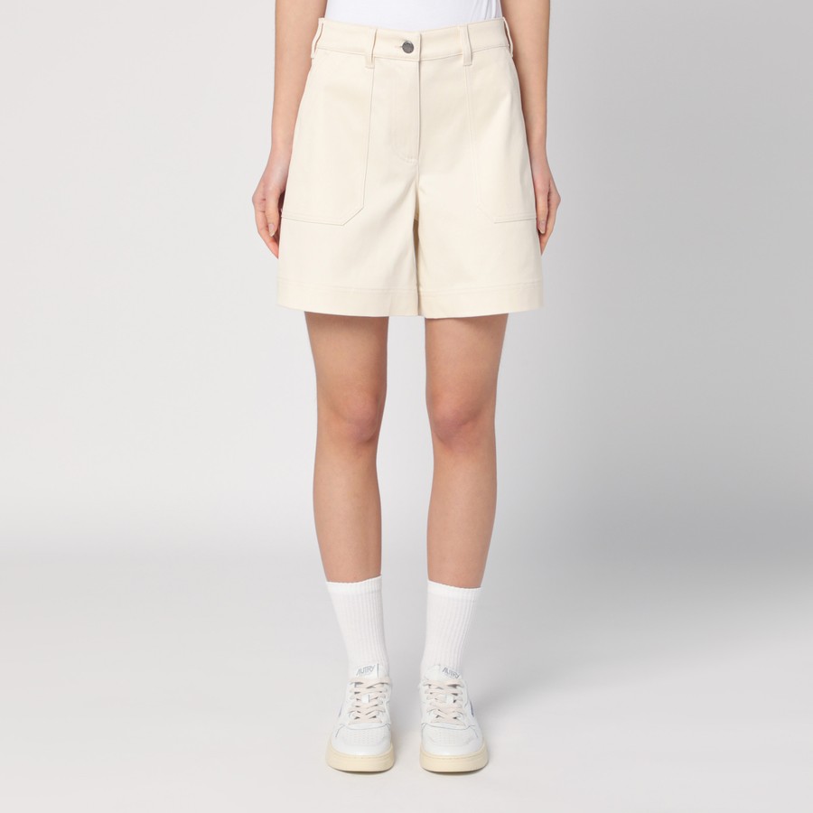 ショートパンツ MONCLER Woman Short Beige 2B0000359858 20N MONCLER WOMAN OFF-WHITE SHORTS – Antonioli.eu
