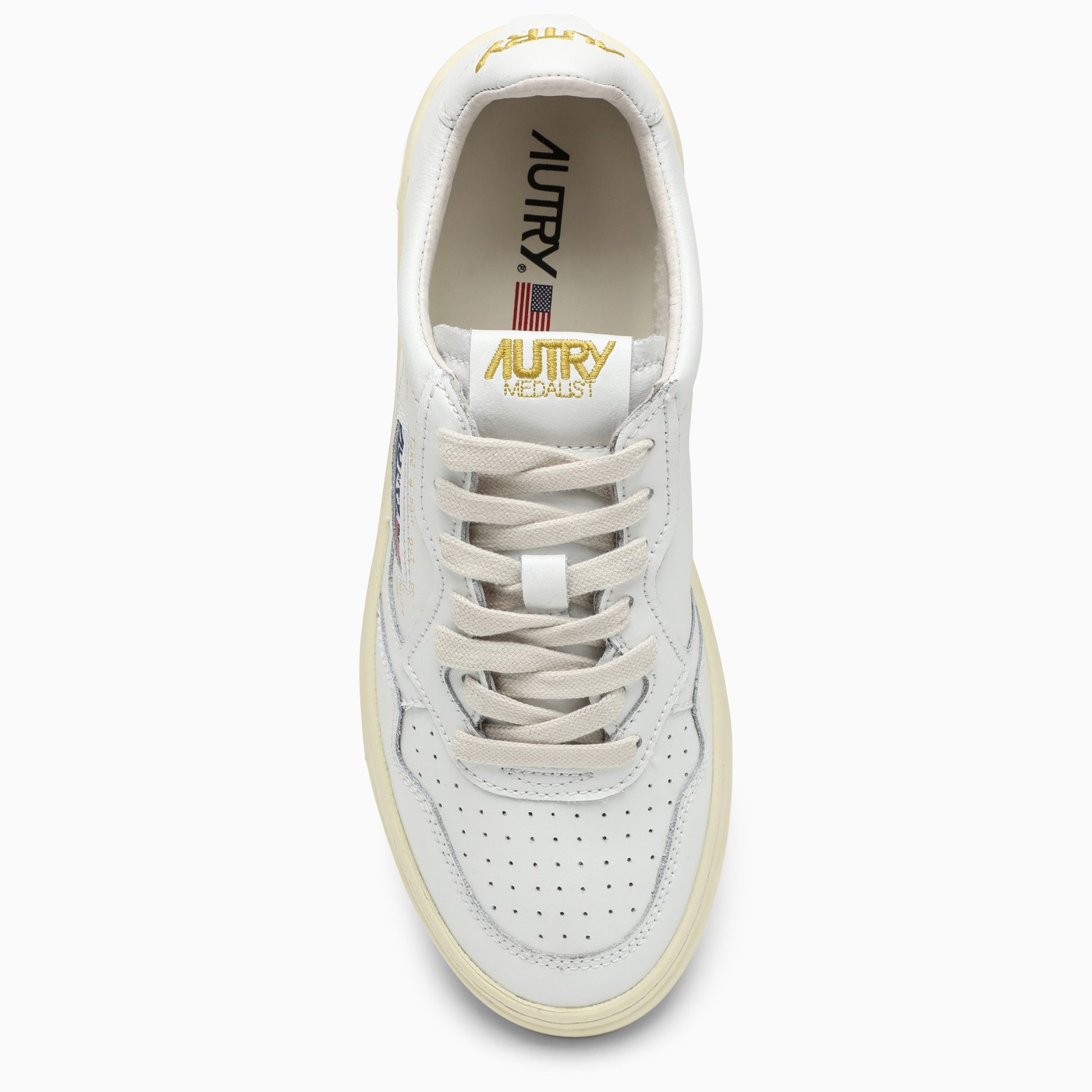AUTRY Medalist white/gold trainer TheDoubleF AUTRY Medalist white/gold trainer TheDoubleF