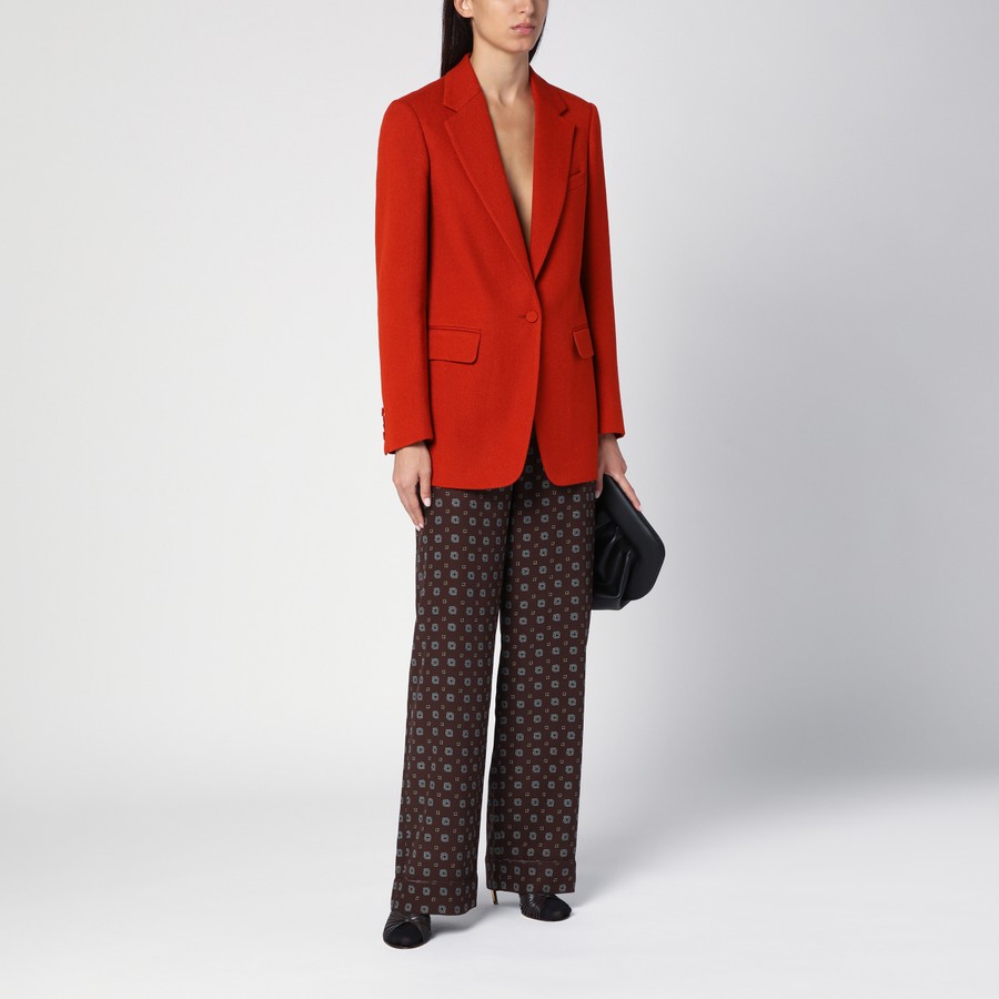 ジャケット DRIES VAN NOTEN BEMERS SINGLE-BREASTED WOOL JACKET Dries Van Noten Basti Oversized Mohair Wool Jacket | Neiman
