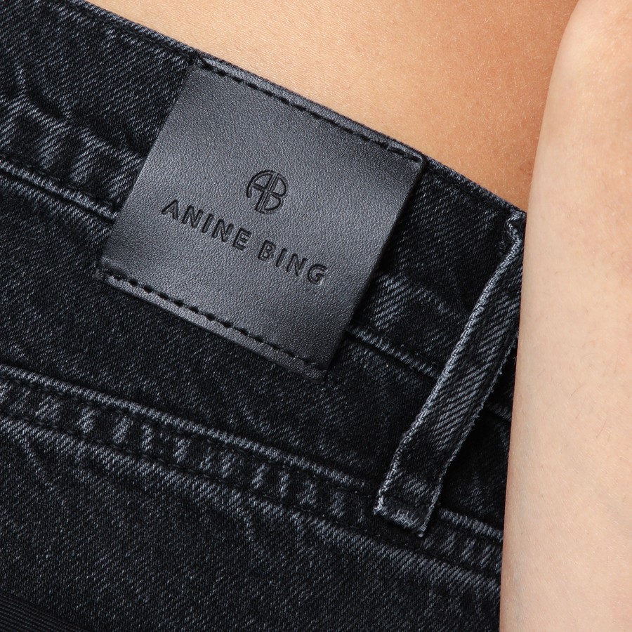 ANINE BING Dark grey wide jeans | TheDoubleF