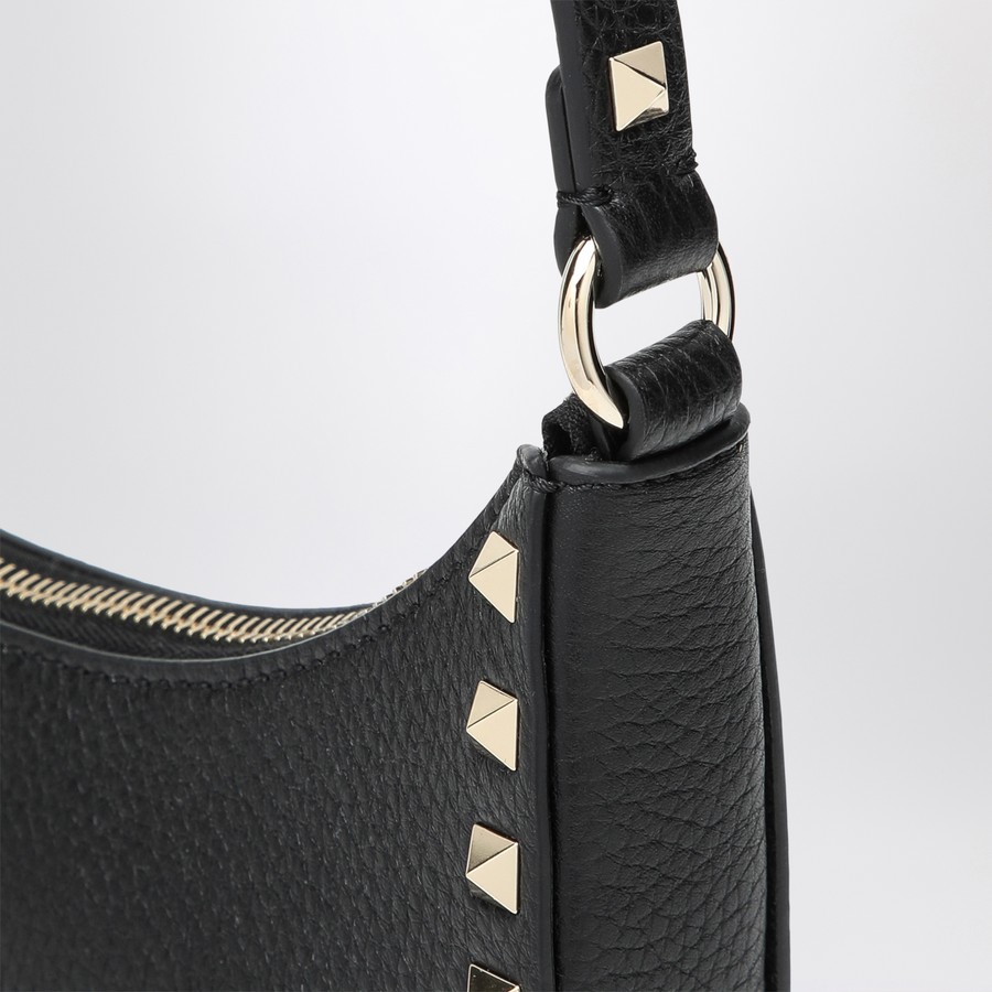 ショルダーバッグ・ポシェット VALENTINO GARAVANI Rockstud leather mini hobo bag Nero Rockstud Mini Hobo Bag by VALENTINO Garavani – Boyds