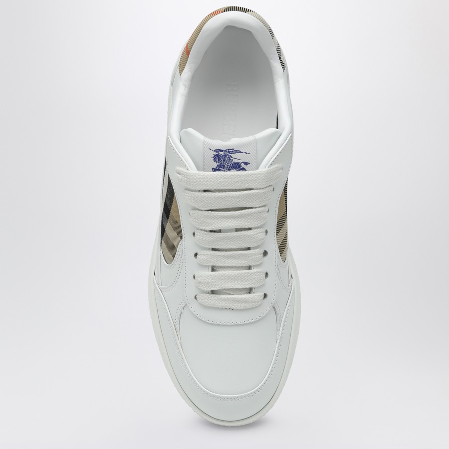 Burberry White leather sneaker terrace and Check | TheDoubleF