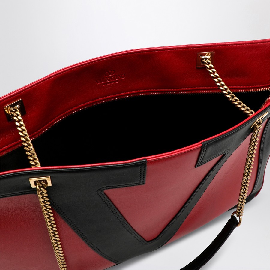 ショルダーバッグ・ポシェット VALENTINO GARAVANI LARGE VIVA SUPERSTAR BAG RED/BLACK Valentino Garavani Large Viva Superstar bag red/black