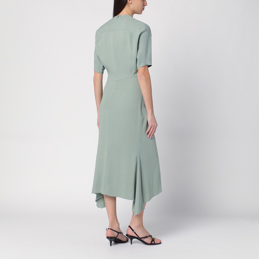 Cropped Long Sleeve Shirt In Mauve – Victoria Beckham UK