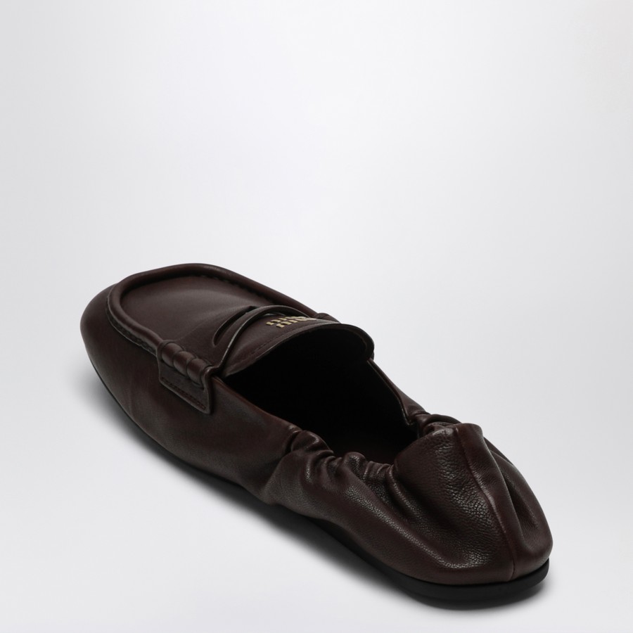 Miu Miu Ruches Loafers colour Radica in nappa | TheDoubleF