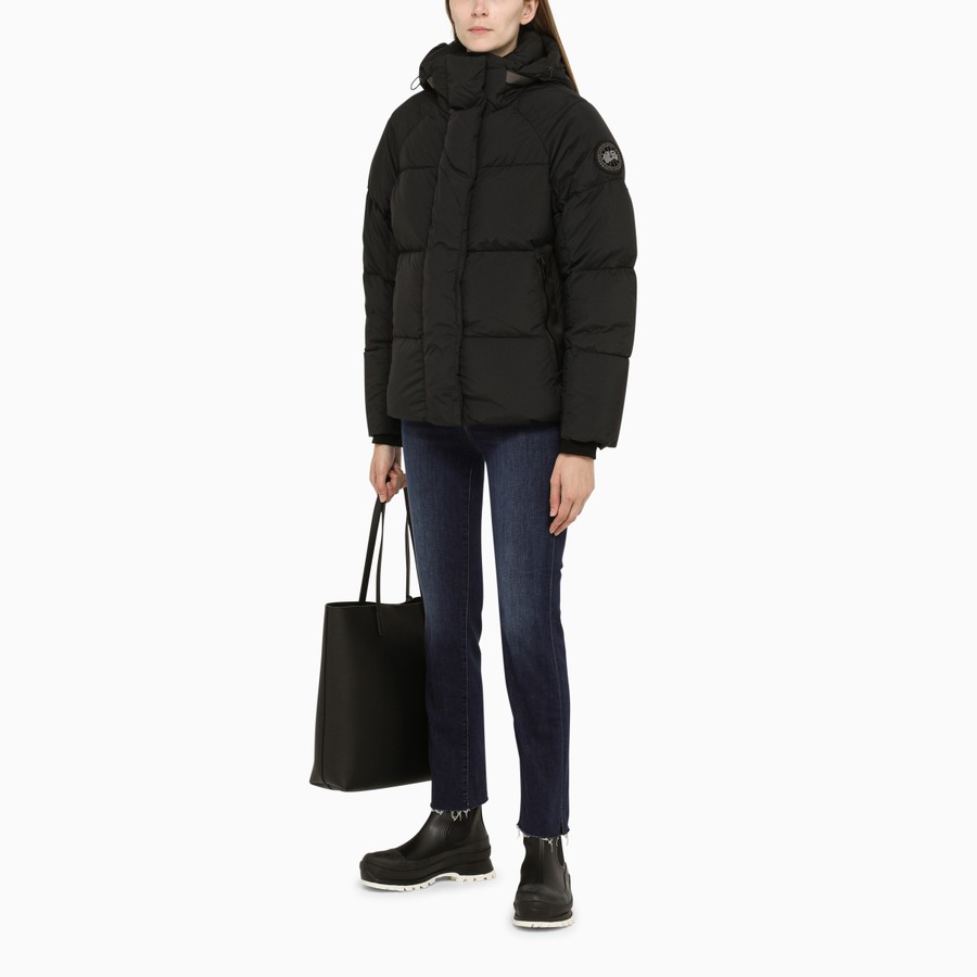 Canada Goose® Junction Black Label black nylon parka jacket ...