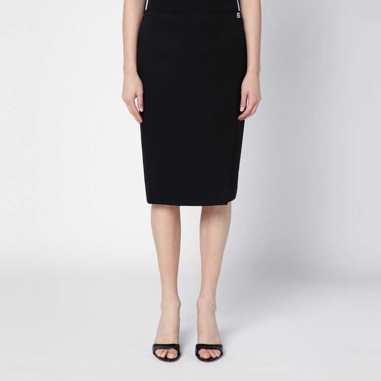 スカート GIVENCHY FW25 Givenchy Cotton Midi Skirt (BW40Z9516F 420) Givenchy Liquid 4G Crepe Mini Skirt | Neiman Marcus