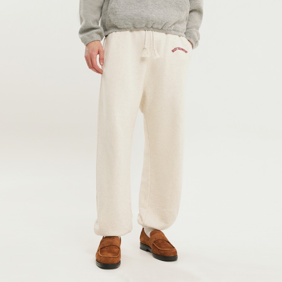 【BAON】[unisex] Toemi banding fleece brushed carpender w PT Wool blend trousers BLACK for Woman KPW8049021SWNEXZB999 | Hogan