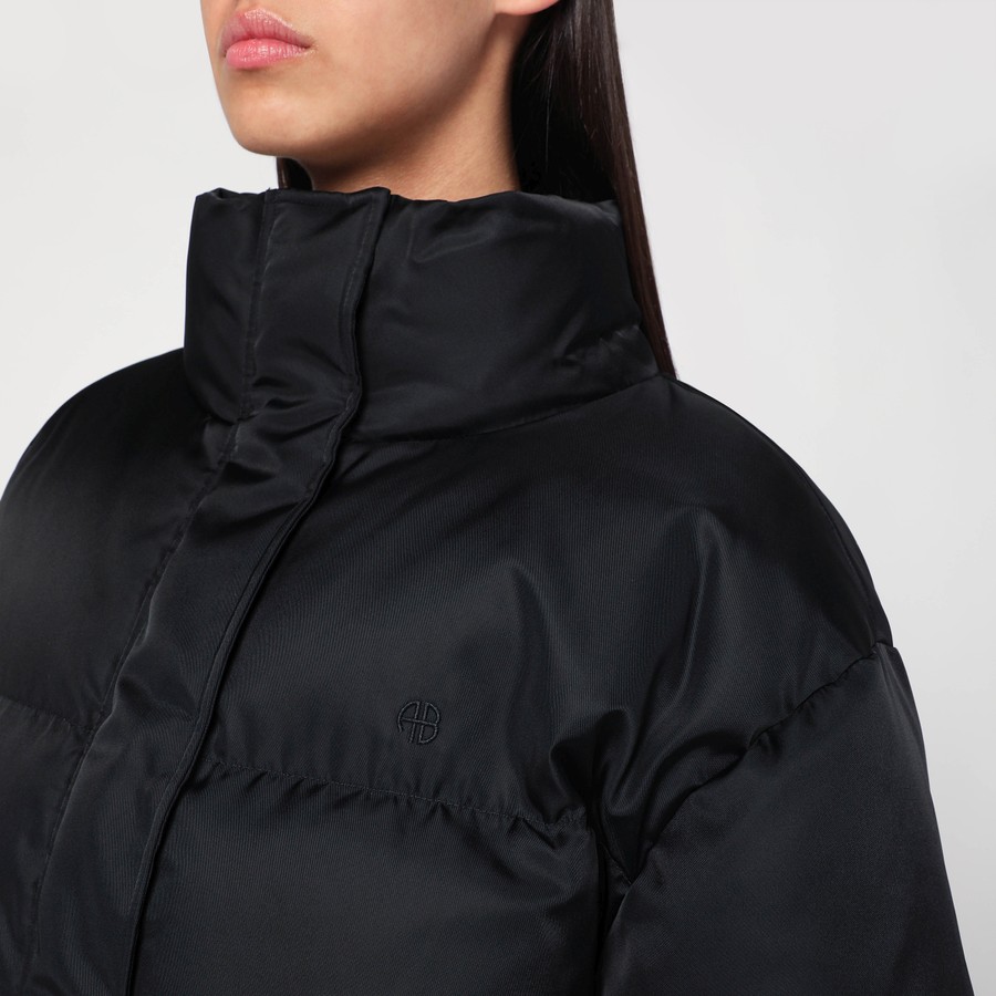 ANINE BING Black Dorian puffer jacket | TheDoubleF