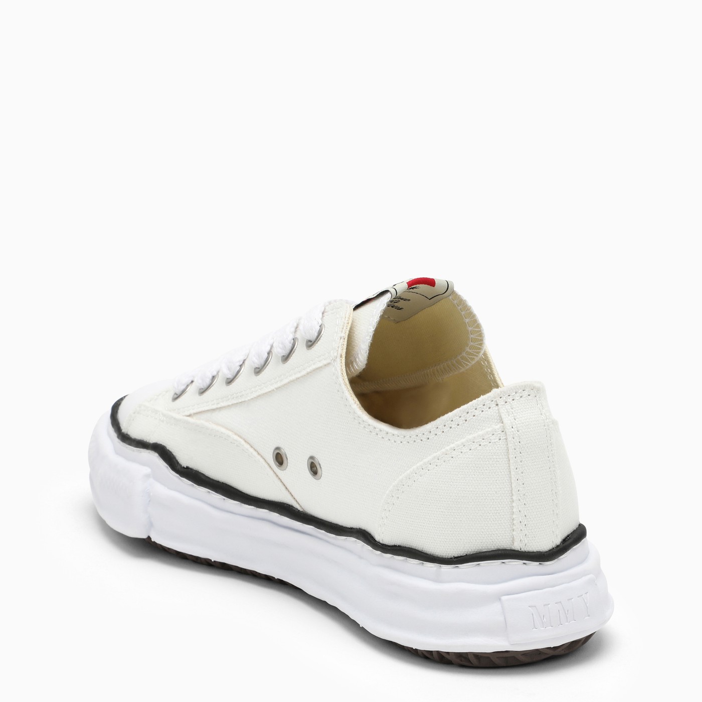 Maison MIHARA YASUHIRO White Peterson Low sneakers in canvas TheDoubleF