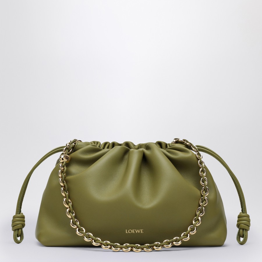 バッグ・カバンその他 LOEWE FLAMENCO PURSE LIGHT MOSS LEATHER BAG Loewe Flamenco Purse medium Light Moss | TheDoubleF
