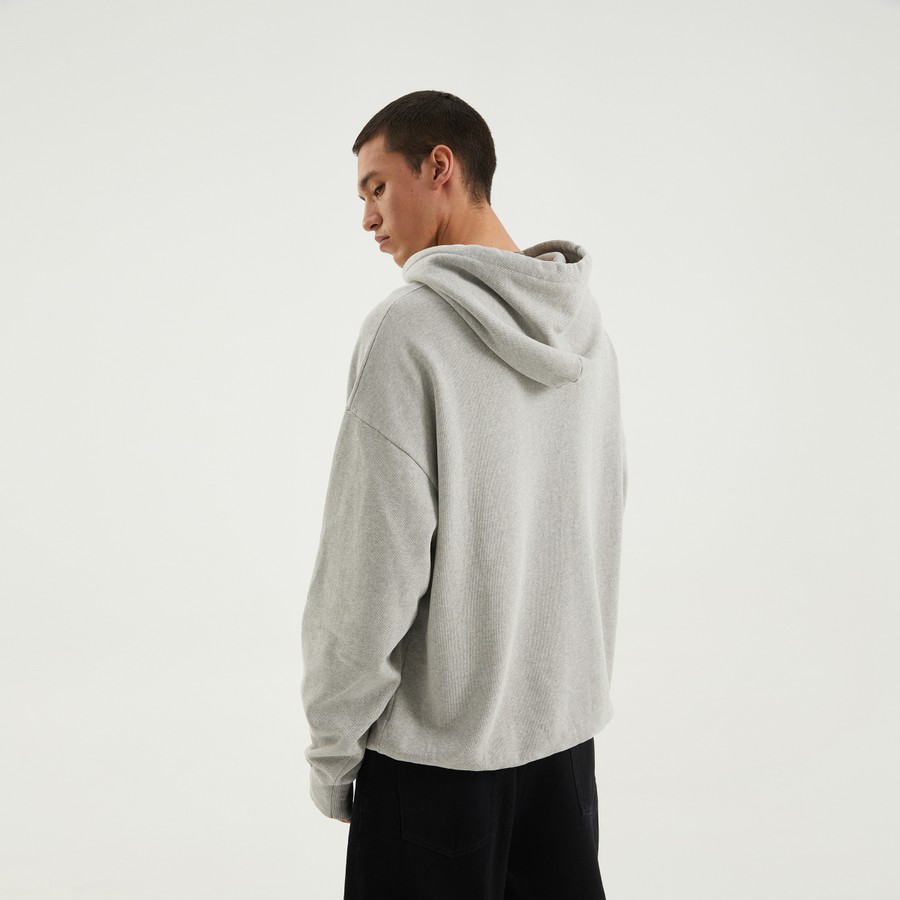パーカー・フーディ 1989 STUDIO Melange grey cotton sweatshirt 1989 STUDIO JP hoodie Melange Grey | TheDoubleF