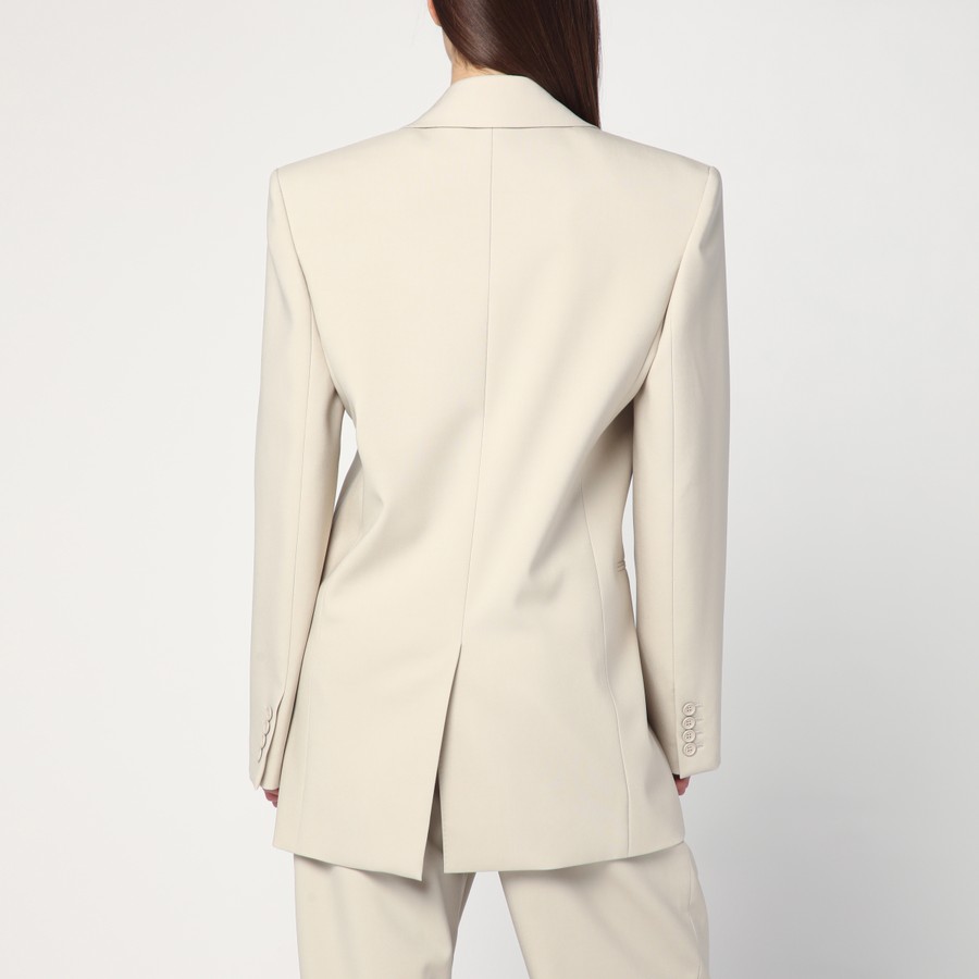 ジャケット SAINT LAURENT Single-breasted blazer Beige SAINT LAURENT Oversized wool blazer | NET-A-PORTER