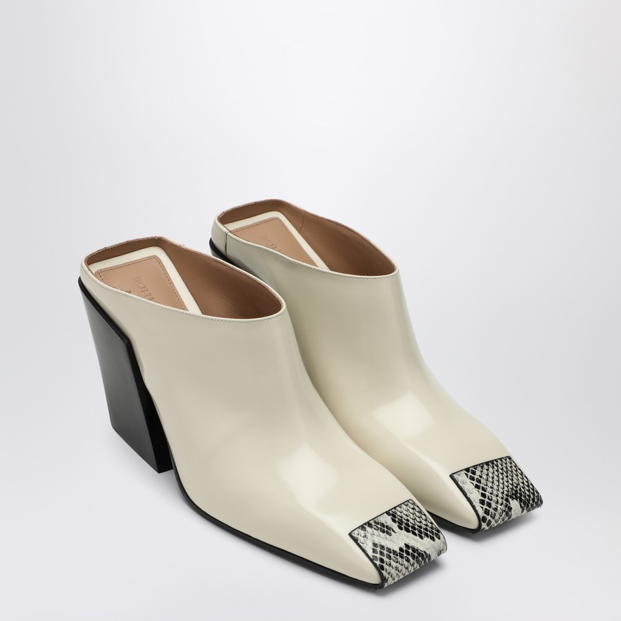 Bottega Veneta Mule Ventura with python effect leather tip