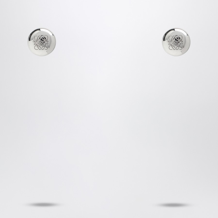 ピアス LOEWE ANAGRAM PEBBLE SILVER EARRINGS Loewe Anagram Pebble stud earrings in sterling silver