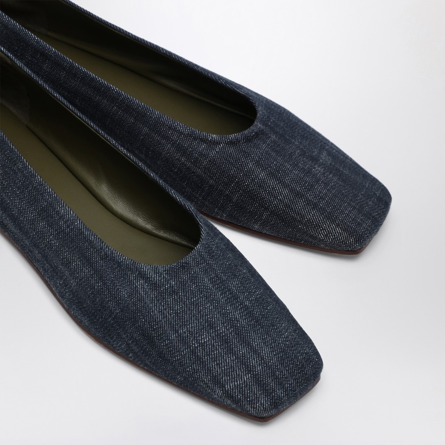 シューズ・サンダルその他 MARIA LUCA Navy blue denim Augusta ballerina Denim Augusta Ballet Flat — MARIA LUCA