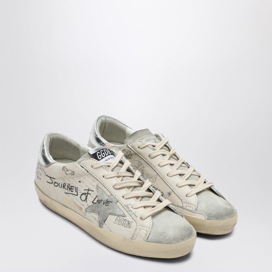 Golden Goose|SNEAKERS (GWF00101 F006889 10273) Golden Goose Sneakers Super Star white/ice/silver | TheDoubleF