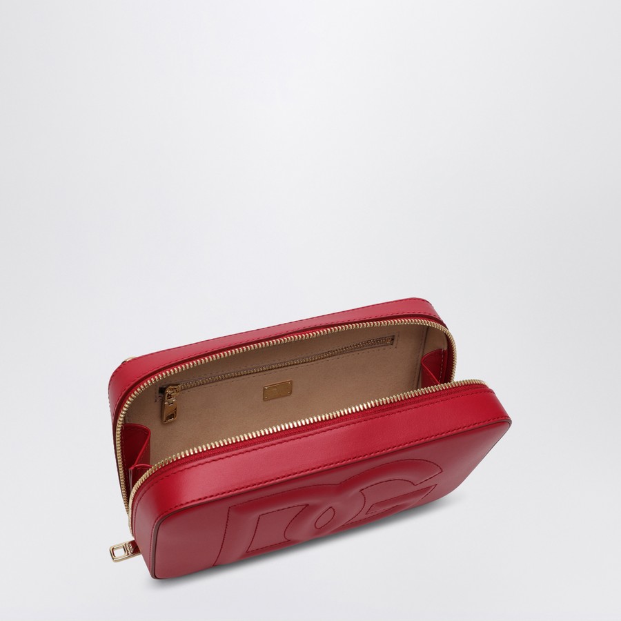 バッグ・カバンその他 DOLCE & GABBANA Woman Mini bag Red BB7289AW576 8X052 Dolce&Gabbana Red leather shoulder bag with logo | TheDoubleF