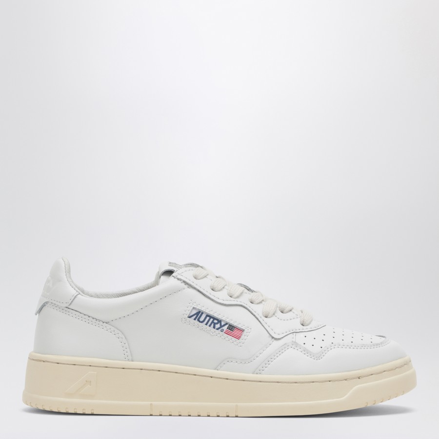 AUTRY White leather Medalist sneakers | TheDoubleF