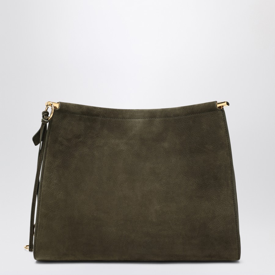 バッグ・カバンその他 Alaia Le Click medium square khaki nubuck bag Alaïa Le Click medium square khaki nubuck bag | TheDoubleF