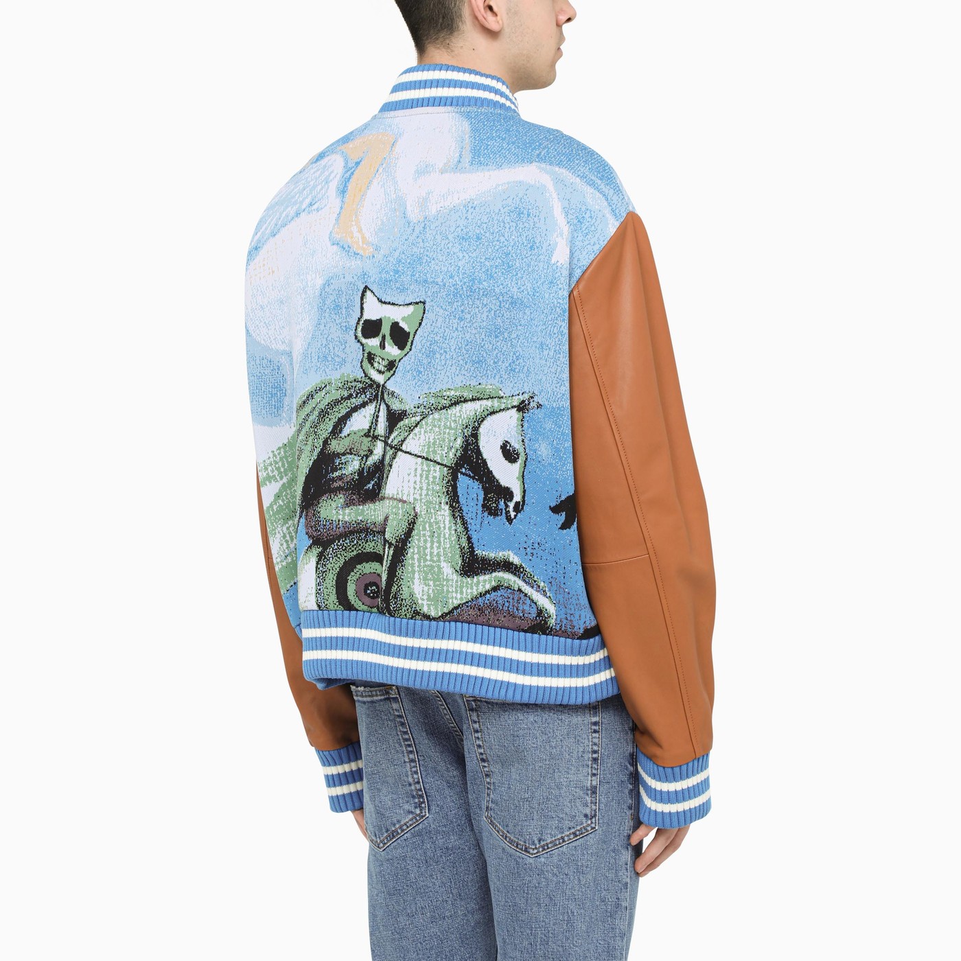 424 Behold a Pale Horse Varsity jacket TheDoubleF