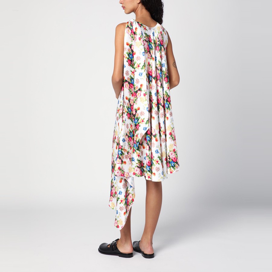 Loewe Asymmetrical silk floral print dress | TheDoubleF