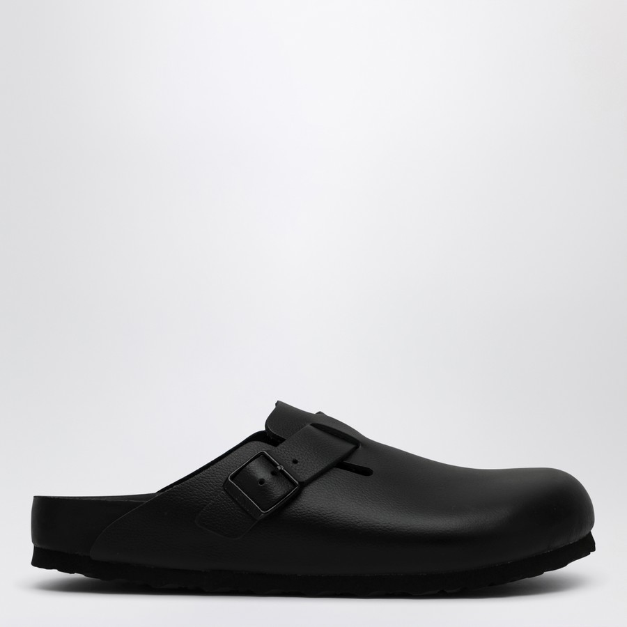 VIP【関税送料無料】希少 Birkenstock Boston suede clogs Birkenstock Boston slipper black in smooth leather | TheDoubleF