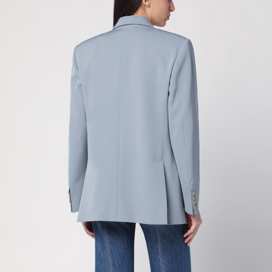ジャケット Stella Mccartney Light Grey Wool Double-Breasted Jacket Stella McCartney Light grey wool double-breasted jacket